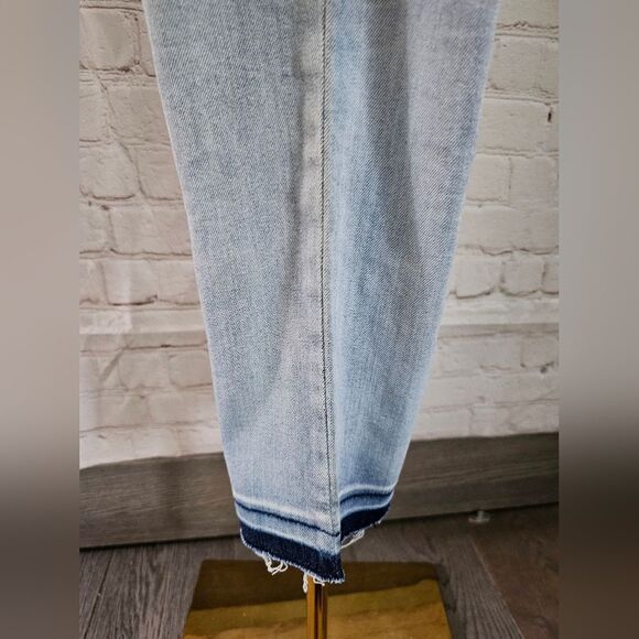 Revolve Current/Elliott Cropped Straight Jean | Oceanspray | Size 26 | NWOT - Picture 8 of 13
